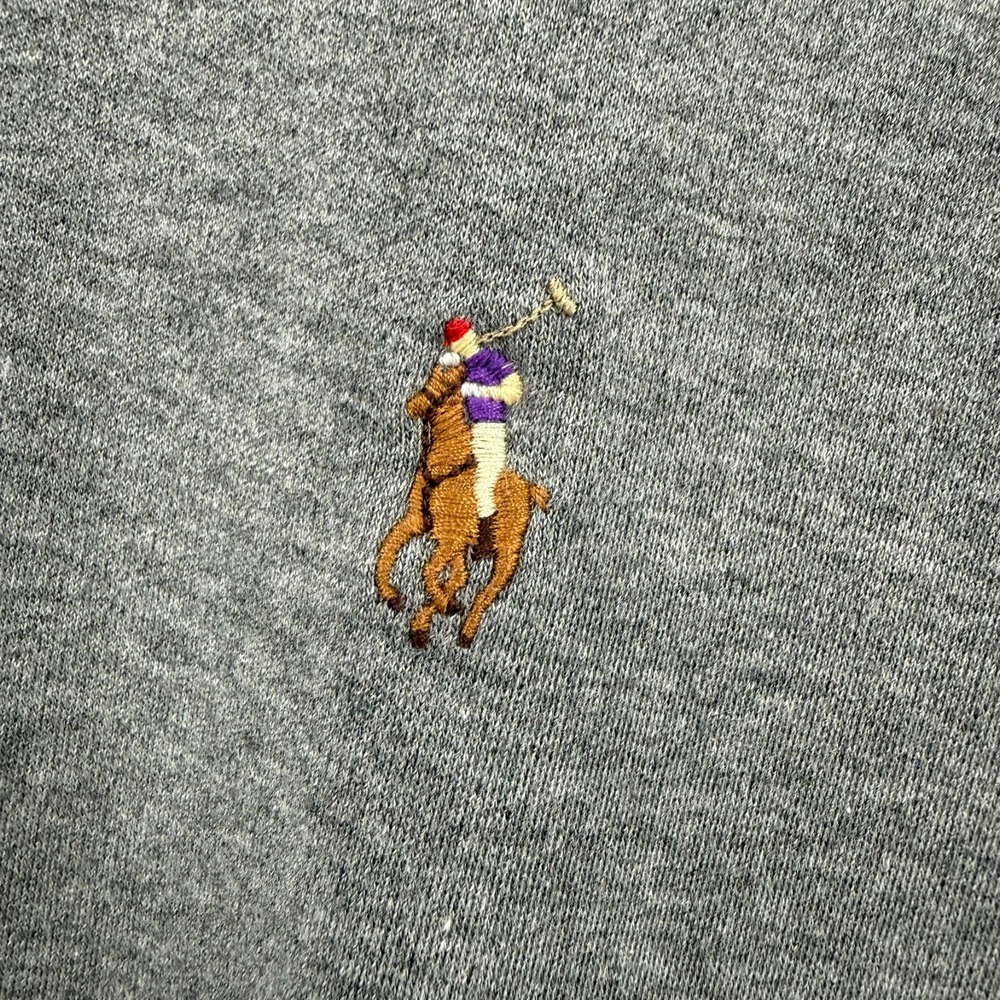 Polo Ralph Lauren Shirt Mens 3XL Heathered Gray‎ Short Sleeve Classic Fit Preppy - Picture 12 of 15